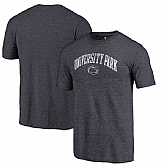 Penn State Nittany Lions Fanatics Branded Heathered Navy Hometown Arched City Tri Blend T-Shirt,baseball caps,new era cap wholesale,wholesale hats